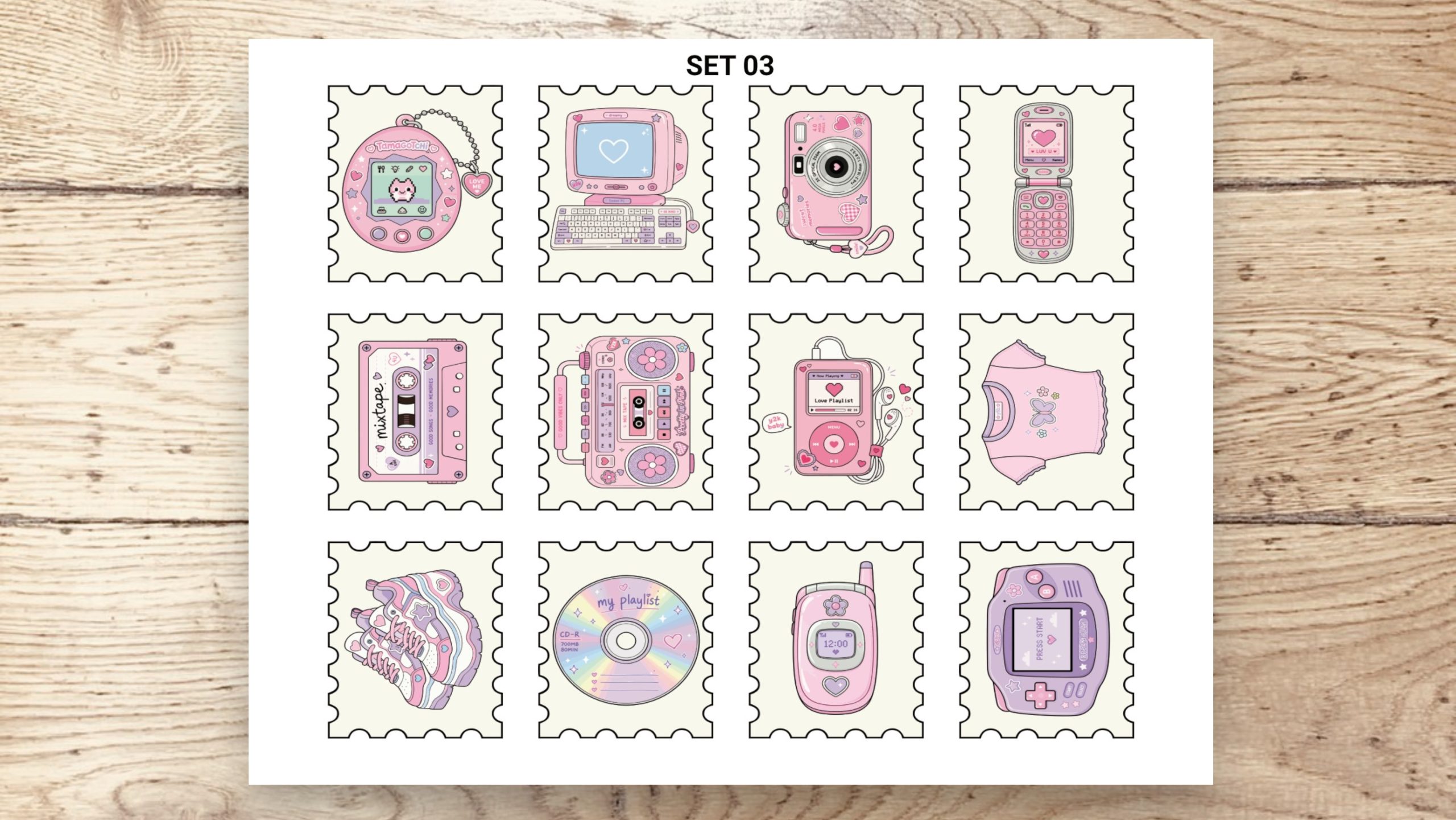 Stamp Stickers - Y2K 01 - Image 5