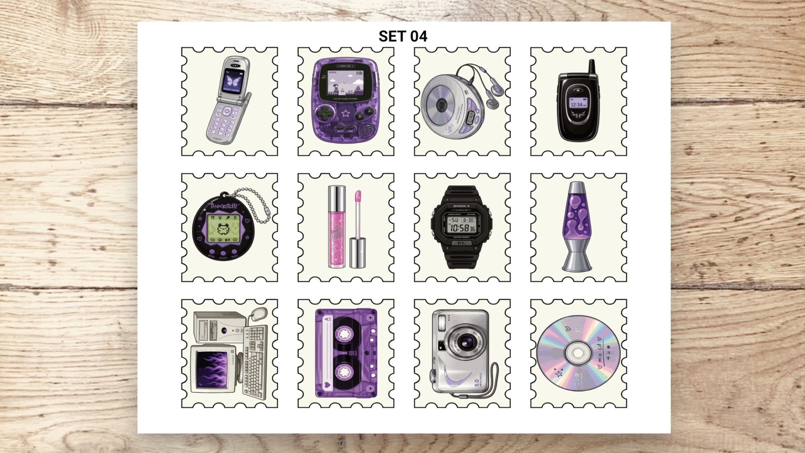 Stamp Stickers - Y2K 01 - Image 6